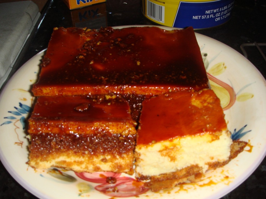 Flan custard cake (bánh bông lan flan) | 2liv3